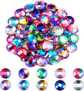 200 Pcs 12mm AB Rhinestones for Bedazzling, Rainbow Effect Craft Gems for by Unknown