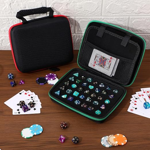 Aoriher 2 Pcs Dice Case with Removable Slotted Tray - Image 6