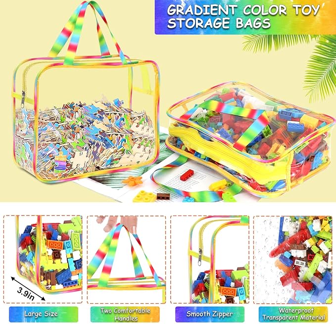 6 Packs Large Toy Storage Bags - Image 3