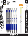 Zebra Pen F-301 Ballpoint Blue Ink Fine Point 0.7mm Stainless Steel Retractable by ZebraPen