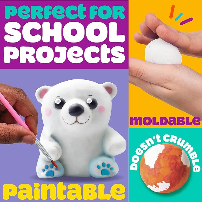 Play-Doh Air Dry Clay Case, Scented Variety Pack, 13 Air-Dry Clays, Fun Molds - Image 2