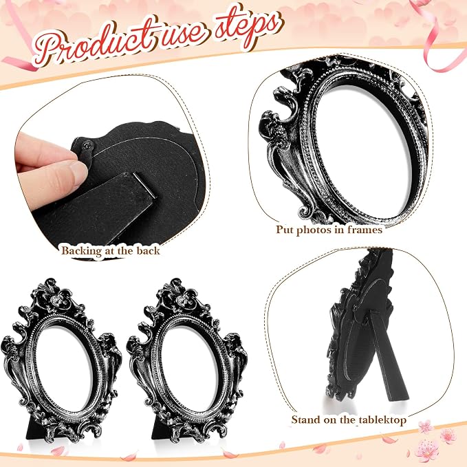 Maitys 15 Pcs Mini Picture Vintage Frames - Image 6