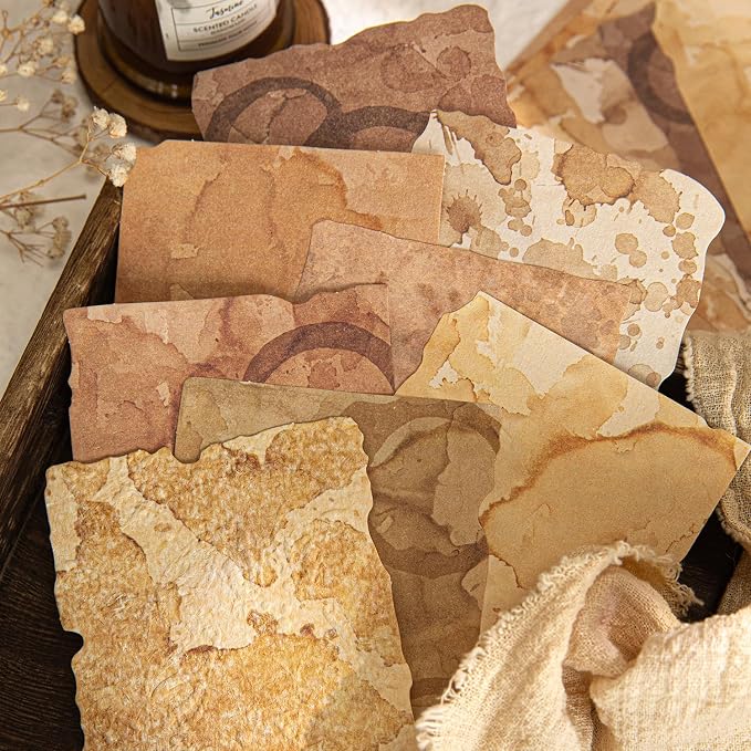 84 Sheets Small Textured Scrapbook Paper and 3D Embossed Collage Paper - Image 5