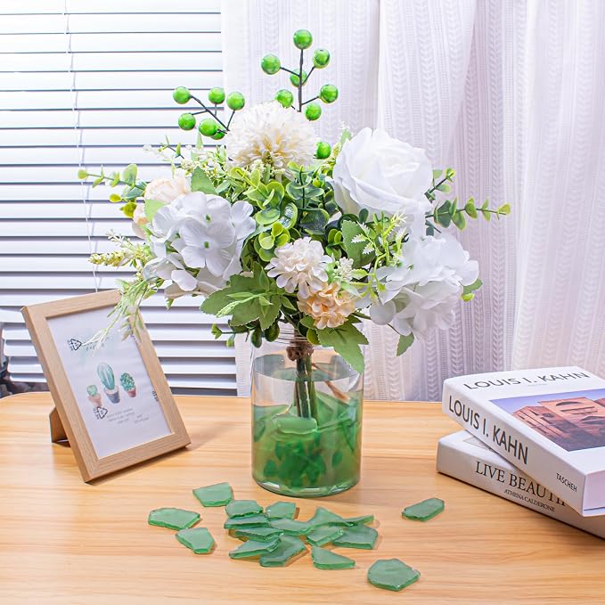 Keedolla 15 Oz Green Sea Glass Pieces - Image 8