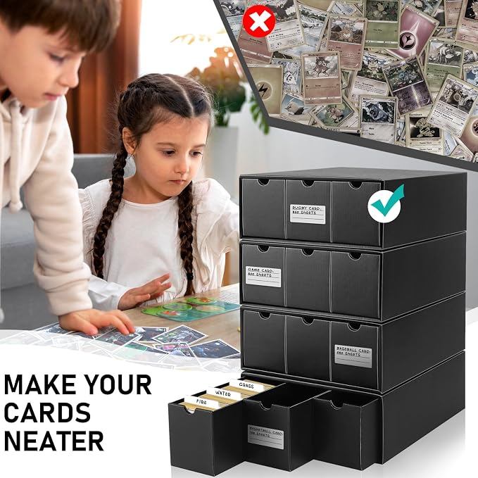 Homthy Trading Card Storage Box, Includes 12 Pack - Image 7