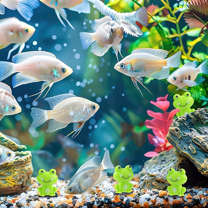 BuQiuRen 150Pcs Mini Green Plastic Frogs, Tiny Frogs Figurines Small Frog to - Image 7