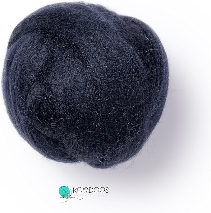 Natural Wool roving, 2 OZ. Best Wool - Image 4