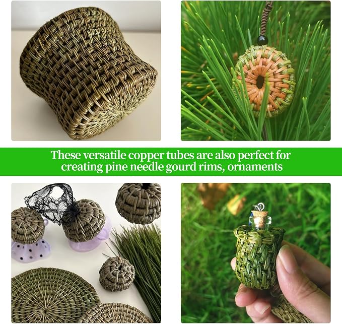 5 Pack Pine Needle Coiling Tool, 1 in Gauge, Basket Weaving Supplies, Premium - Image 3