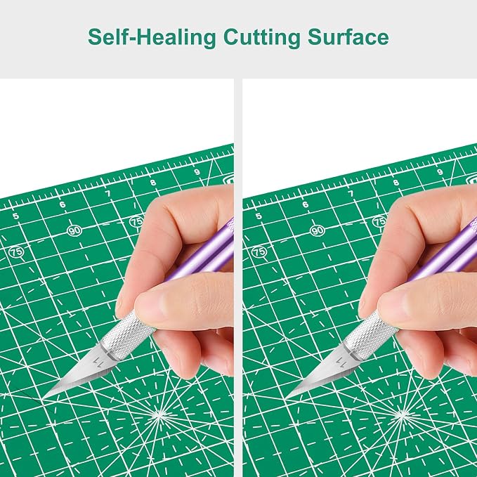 Headley Tools 12"x12" Rotating Cutting Mat, Self Healing Mat - Image 6