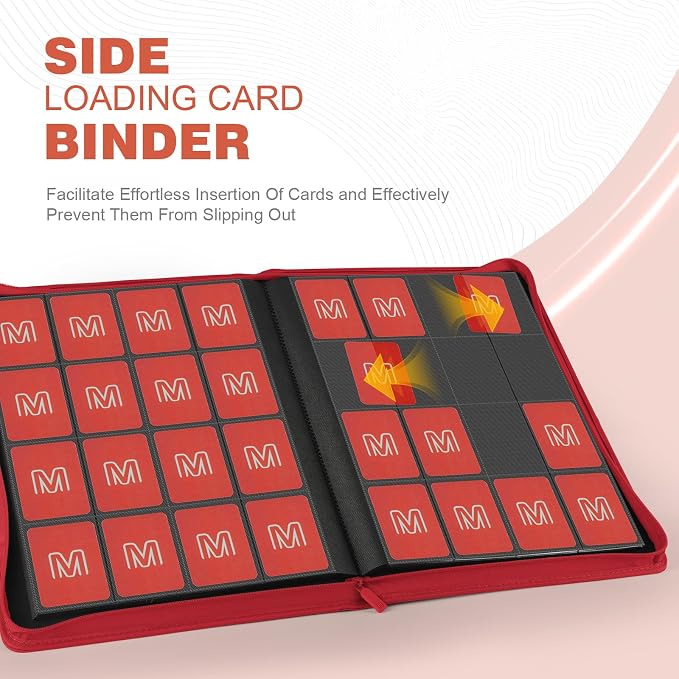 Premium Card Binder 16 Pocket, Trading Card Binder Holds up to 1000+Cards - Image 3
