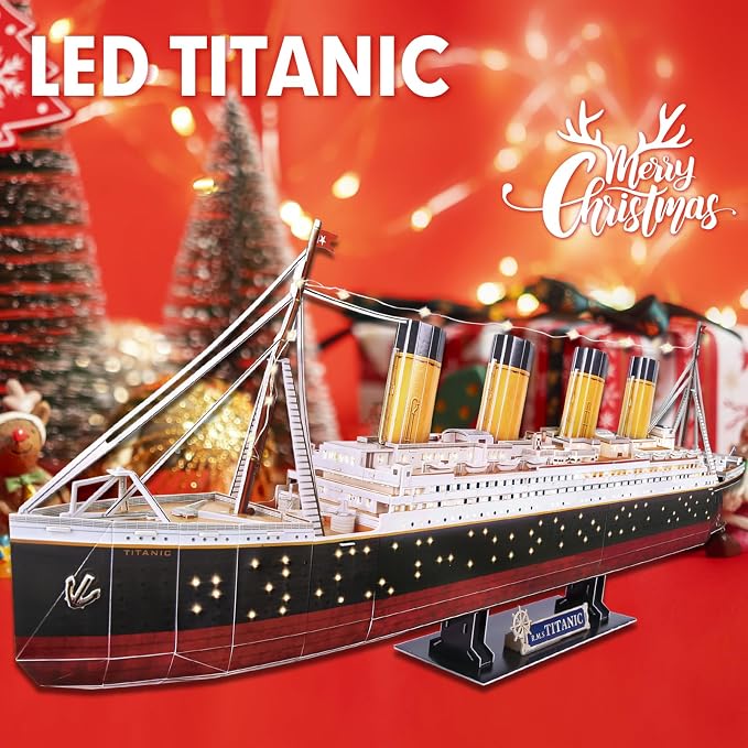 CubicFun Titanic 3D Model Ship Puzzle - Image 9