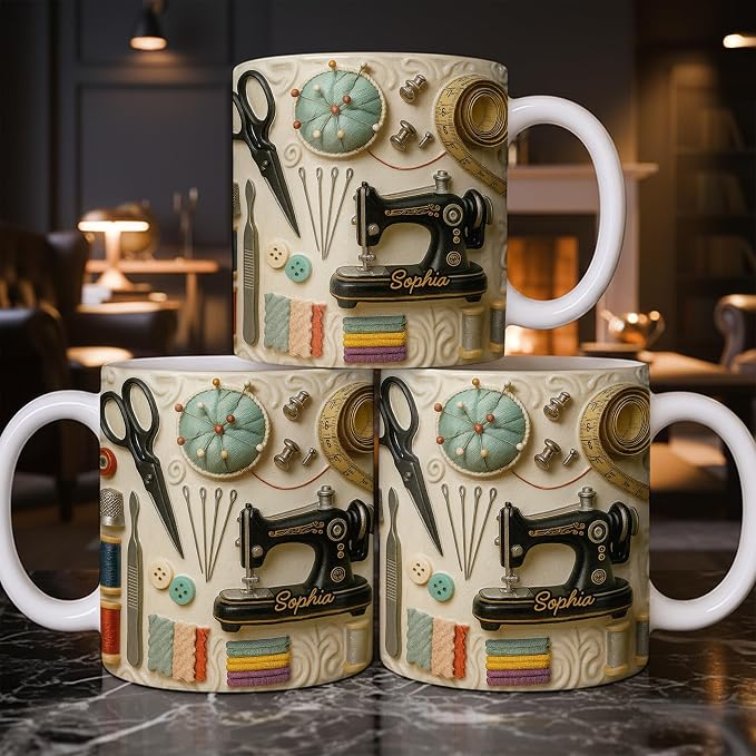 Personalized Coffee Mug with Custom Name, Ceramic Coffee Mug - Image 9