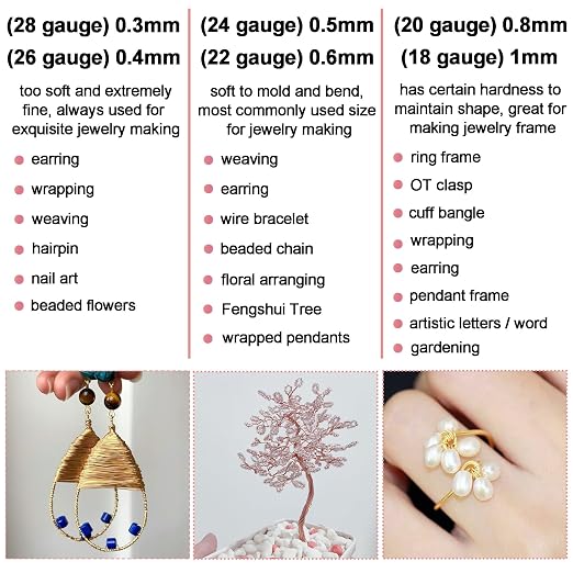 328 Feet Tarnish Resistant Copper Wires 28 Gauge Jewelry Craft Wires Beading - Image 7