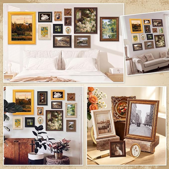 Mifoci 12 Pcs Gallery Vintage Frame Set - Image 6