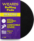 Wizards Buff Pad Back Plate - Soft and Flexible Back Plate for Auto Detailing Supplies - Compatible with Most Wool and Foam Pads - Helps Eliminate Hot Spots and Burns - ‎7 inch