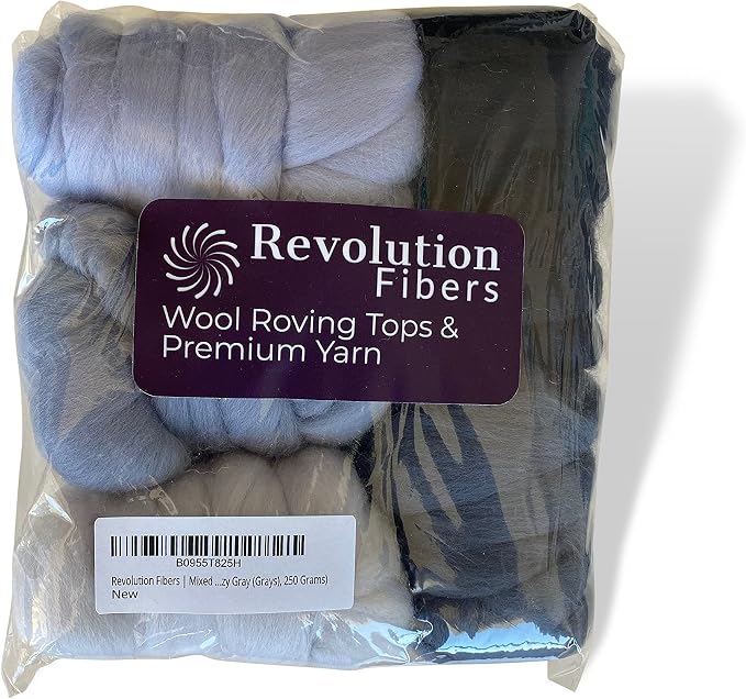 Revolution Fibers | Mixed Merino Wool Variety Pack | Perfect Wool Roving - Image 7