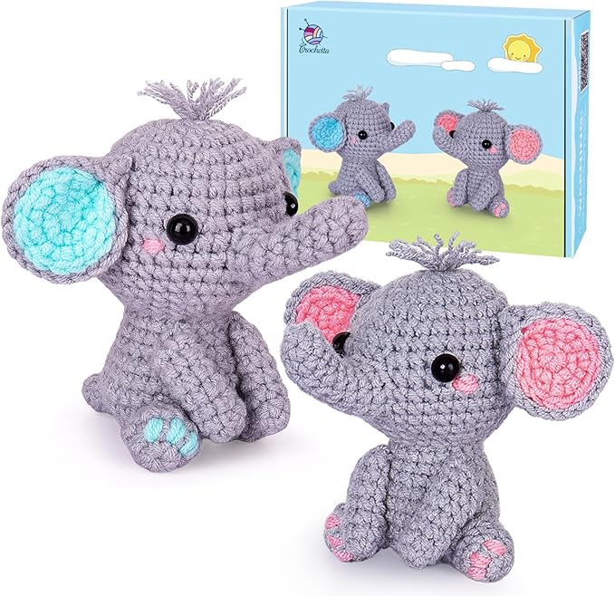 Crochet Kit for Beginner, Upgraded Easy Yarn Crochet Starter Kit w Step-by-Step by Crochetta