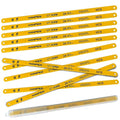 Hacksaw Replacement Blades (10 Pack) High Speed 24 TPI - 12" Length Hack Saw Blade - High Carbon Steel (HCS) Cutting Blades