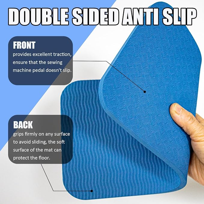 JINUPHION Sewing Machine Pedal Mat, No Slip Mat - Image 2