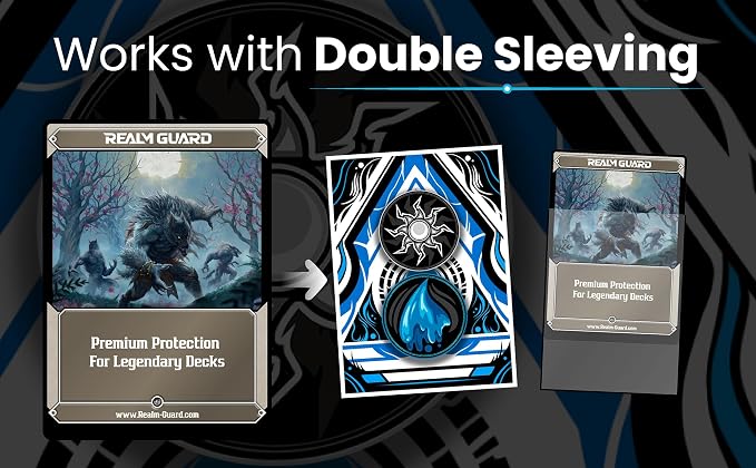 100ct Textured Matte TCG/MTG Card Art Sleeves - Image 4