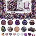 900pcs Glass Craft Beads for Bracelet Making Kit, Include Assorted by RIRED27