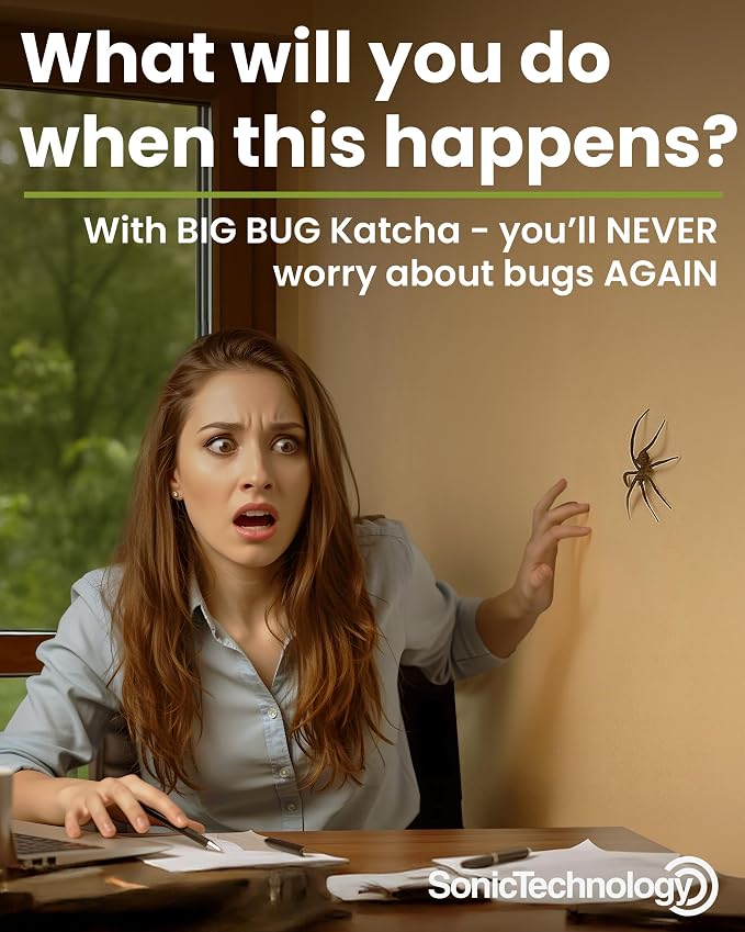 Sonic Technology Critter Cicada Spider Catcher and Release Insect Grabber - Image 8