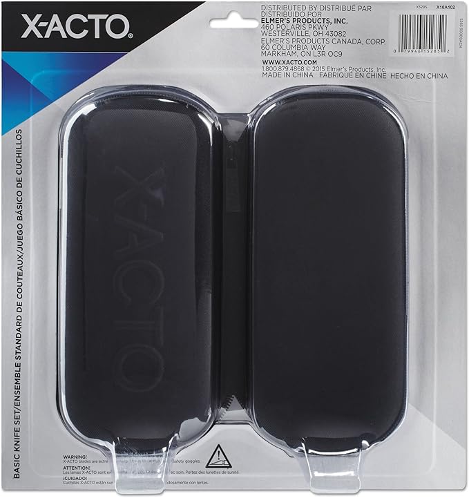 X-ACTO Compression Basic Knife Set, Includes 3 Knives, 13 Blades, Soft Carry - Image 6