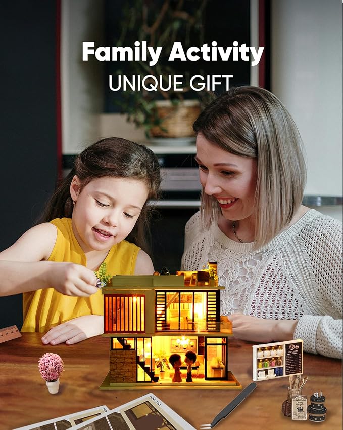 DIY Miniature House Kit, DIY Dollhouse Kit - Image 2