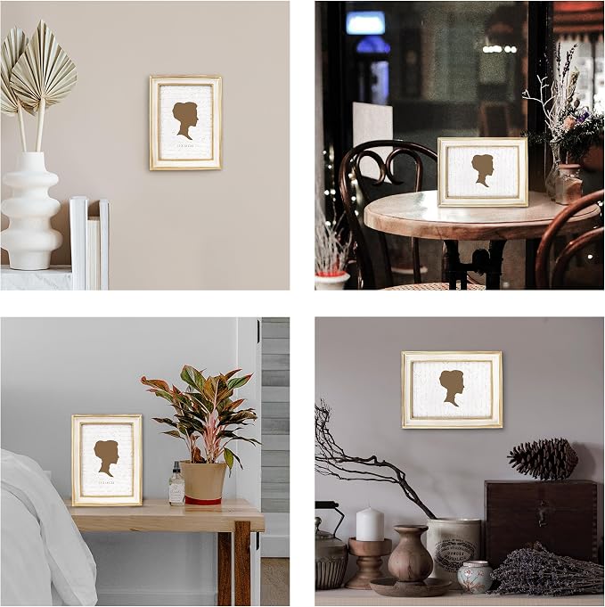 AELS 5x7 Inch Vintage Picture Frame, Elegant Antique Photo Frames - Image 4