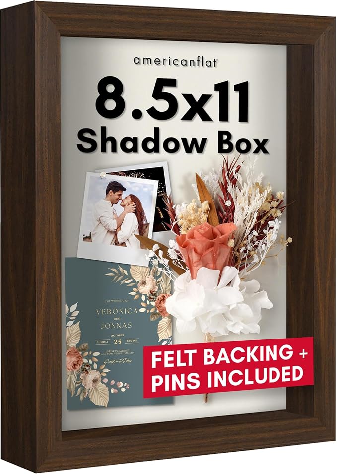 Americanflat 8.5x11 Shadow Box Frame by Americanflat