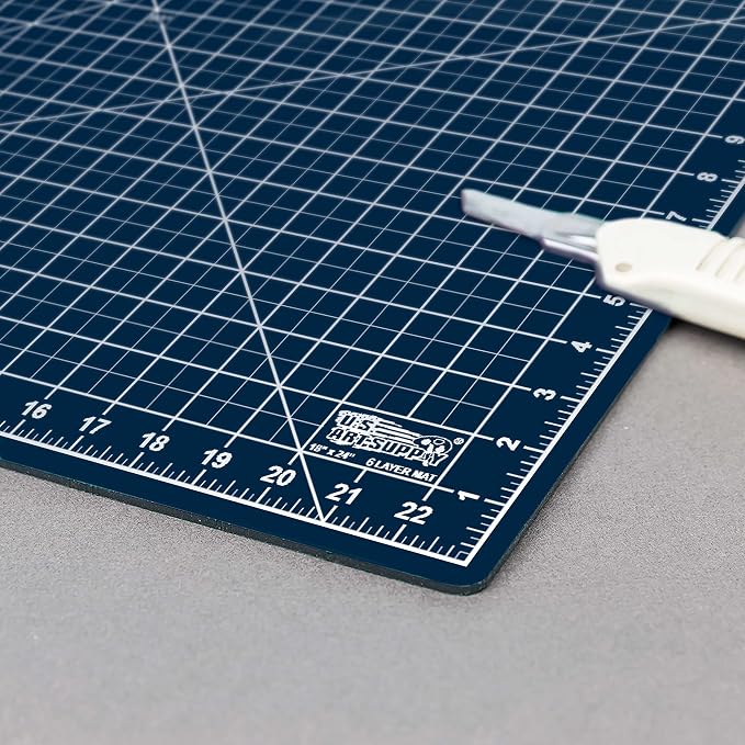 U.S. Art Supply 18" x 24" Self-Healing Cutting Mat 5-Ply - Image 5