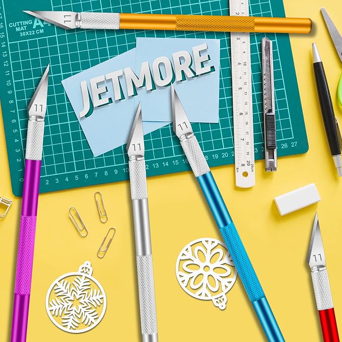 Jetmore 10 Pack Exacto Knife Set, Precision Craft and Hobby Knife - Image 5