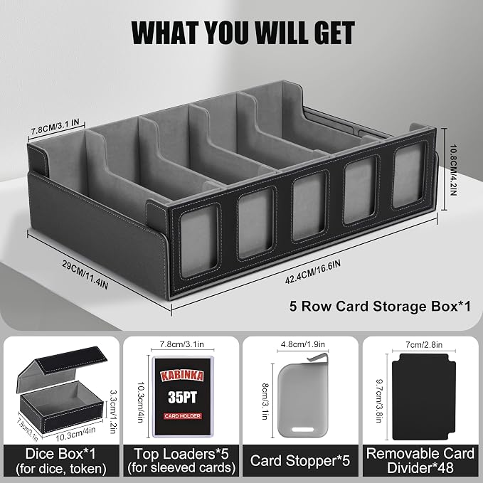 Kabinka Trading Card Storage Box - Image 3