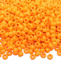 1000Pcs Pony Beads Bracelet 9mm Orange Plastic Barrel Pony Beads by Auvoua