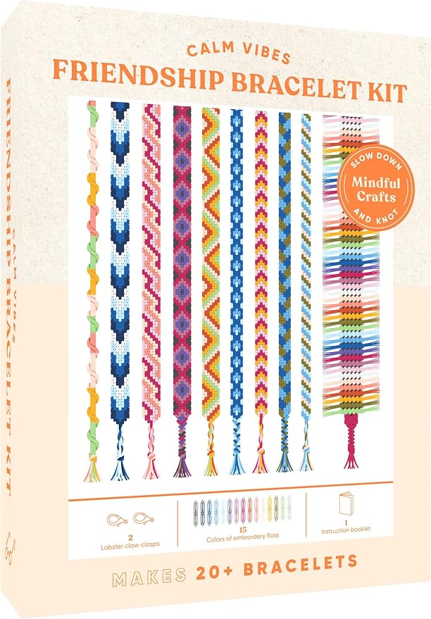 Mindful Crafts: Friendship Bracelet Kit by ChronicleBooks