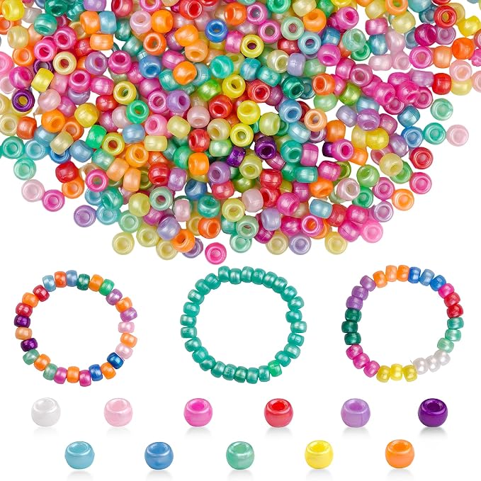 1000pcs Pony Beads, Kandi Beads - Image 4