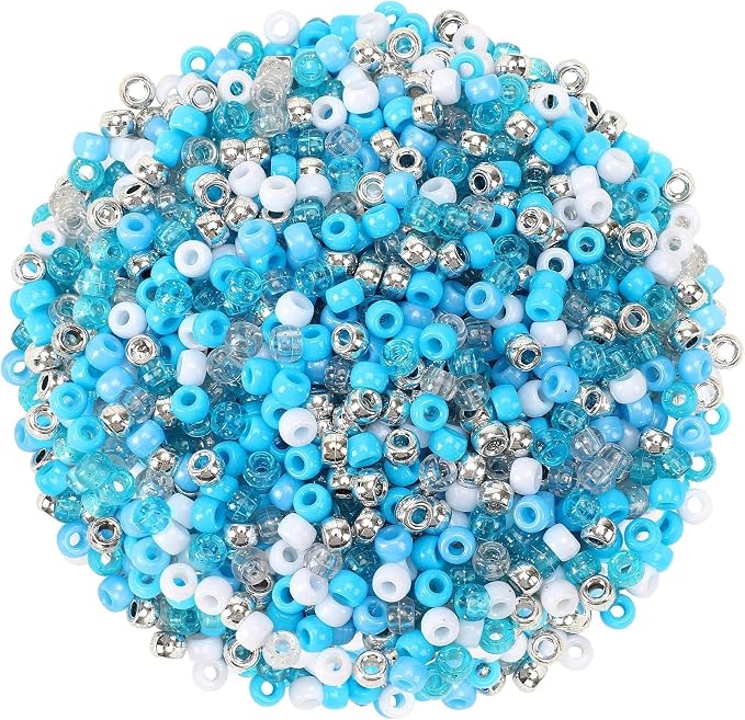 UPINS 1200Pcs Winter Pony Beads by UPINS