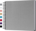 potricher 10 x 10 Inch DIY Scrapbook Photo Album 80 Pages Thick Kraft Blank by potricher