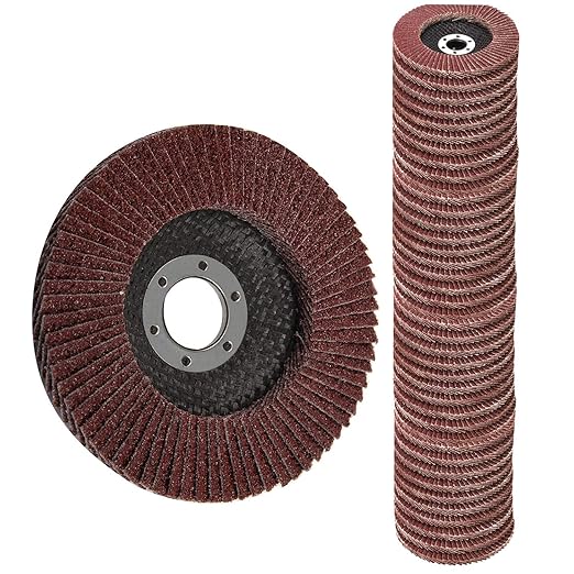 Flap Discs 40 PCS 4.5 Inch - 120 Grit Grinding Discs 4 1/2 Assorted Sanding Grinding Wheels,Aluminum Oxide Abrasives,Grinder disc