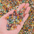 Colorful Agate Crushed Stone Crystal Chips Bulk Irregular Shaped Aquarium Decor by EZEELAI