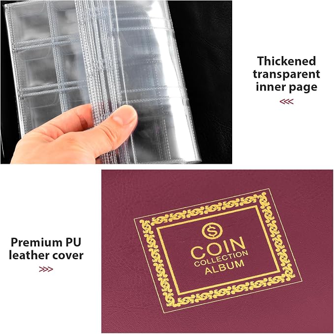 Coin Collection Supplies Holder Book - Image 4