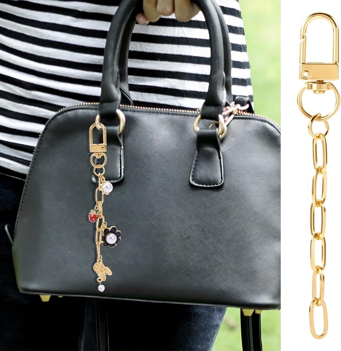 6pcs Keychain Making Kit, Alloy Extender Keychain Bag Charm Kits - Image 6