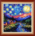 Foxhool Stamped Cross Stitch Kits, 11CT Printed Cross Stitch Pattern Full by FoxhoolBeginnersCrossStitchKits