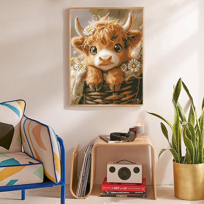 Offito Highland Cow Diamond Art Kits - Image 3