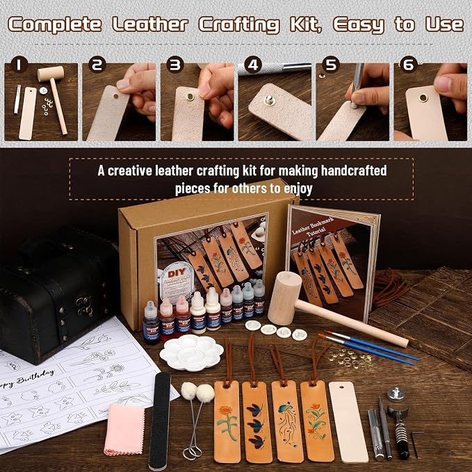 Leather Crafting Kit, Leather Working Kit - Image 6