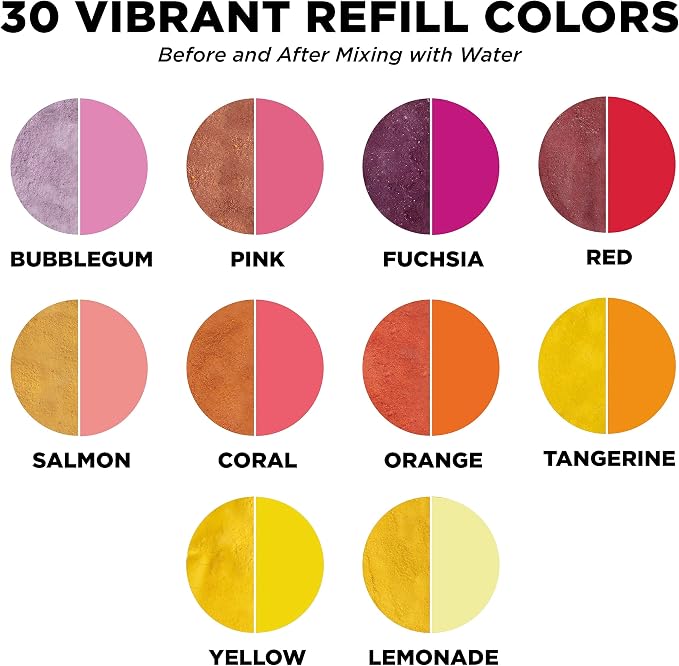 Tulip One-Step Tie-Dye Refills, Color Wheel, Permanent Fabric Dye, 30 Pack - Image 3
