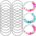 ZYEHXED 20 Pieces Snake Charm Bracelet, 4mm Expandable Charm Bangle Bracelets by BRACELETMAKINGKIT