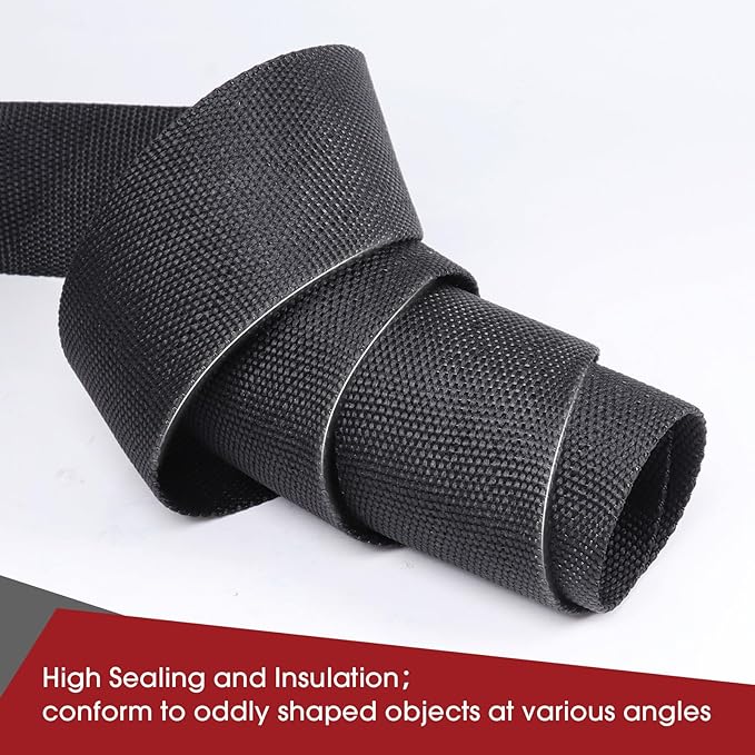 Heat Shrink Braided Sleeving, 2:1 Ratio Shrinkable Fabric Tubing Sleeve Abrasion Protection Cable Wire Sheath (1-3/8"-15ft)