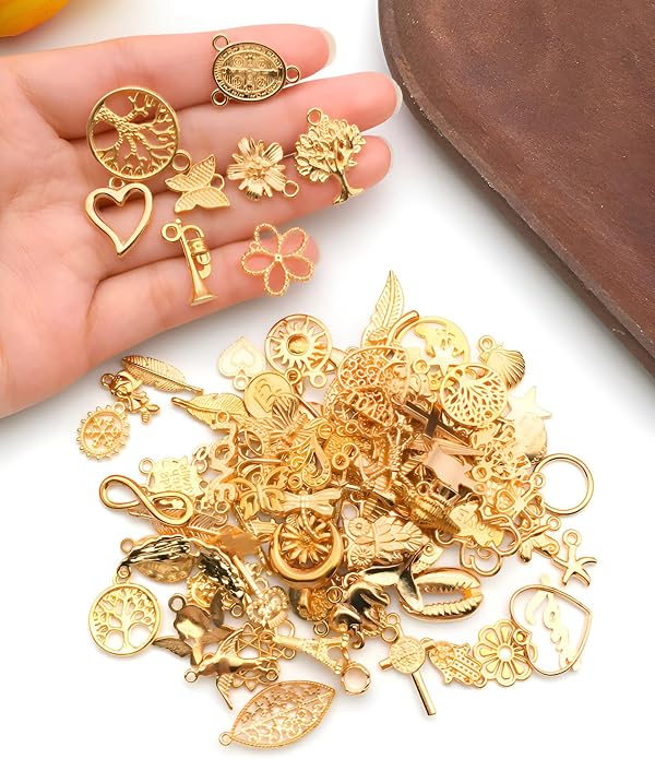 Jewelry Making Charms Pendants for Bracelet Bulk lot Necklace Earrings Keychain - Image 4