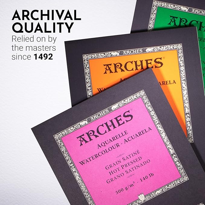 Arches Watercolor Pad, Cold Press, 9x12 inches, 12 Sheets - Image 5